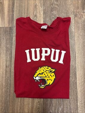 Jerzees Men's T-Shirt with IUPUI Jaguar Logo